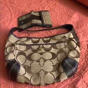 Coach hobo bag and matching wallet